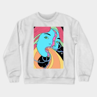 Psychedelic Vibes Crewneck Sweatshirt